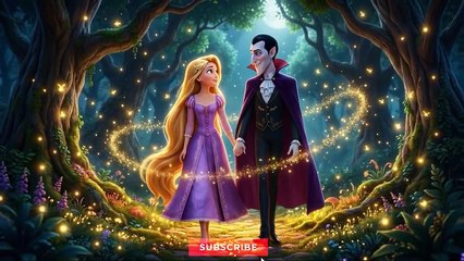 Rapunzel & Dracula 🌙 | A Magical Friendship Story | 3D Cartoon Animation