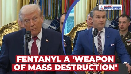 Trump Says Classifying Fentanyl as 'Weapon of Mass Destruction'