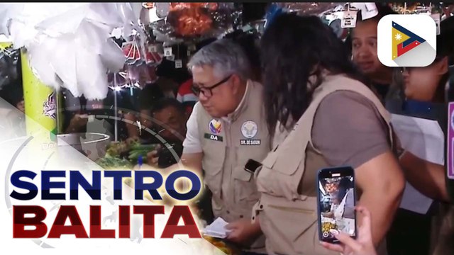 Pagpapatupad ng MSRP sa ilang pamilihan, muling ininspeksyon ng DA; mahigpit na pagbabantay sa presyo ng mga bilihin ngayong holiday season, tiniyak | ulat ni Gab Villegas