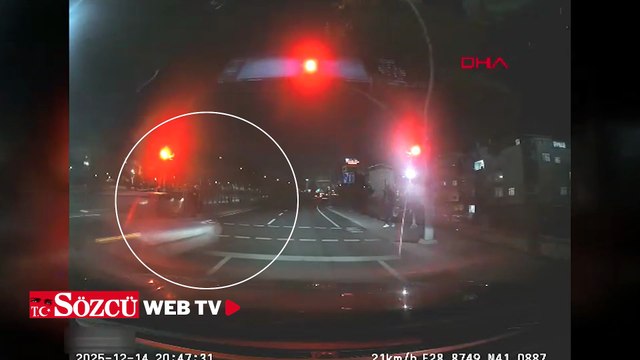 Sultangazi'de kırmızı ışıkta durmadı; yaya ölümden döndü