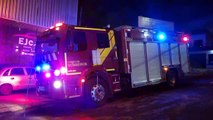 Corpo de Bombeiros atende ocorrência de curto-circuito em fio da rede elétrica na Vila Tolentino, em Cascavel