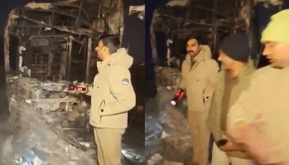 Mathura Bus Fire Incident: Four Lives Lost After Massive Collision on Yamuna Expressway