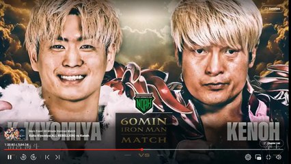 NOAH Kaito Kiyomiya 10th Anniversary 60 Minute Iron Man Match KENOH vs Kaito Kiyomiya
