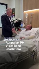 Australian PM Visits Bondi Beach Hero