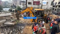 Gaza, sotto le macerie si recuperano altri morti: ritrovati 45 corpi