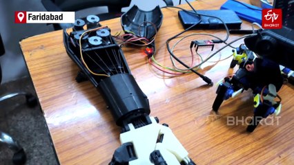 Low-Cost, High-Tech: Students Of Lingayas Vidyapeeth In Faridabad Build Spider Robot, Drones And AI Devices