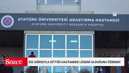 'Dizim ağrıyor' diyerek gittiği hastanede lösemi olduğunu öğrendi