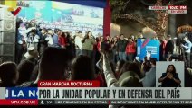 Gran Marcha Nocturna | Caraqueños se movilizan por la soberanía y la paz de Venezuela
