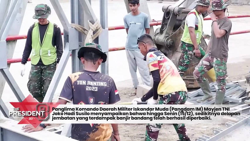 Tak Hanya Teupin Mane, TNI Kebut Perbaikan 35 Jembatan di Wilayah Terdampak Bencana Sumatra