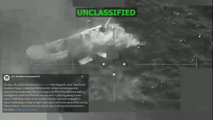 EEUU mata ocho personas en ataques contra tres embarcaciones distintas en aguas del Pacífico