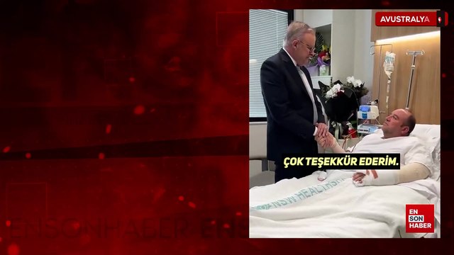 Avustralya Başbakanı Albanese, saldırganı etkisiz hale getiren Ahmed'i ziyaret etti