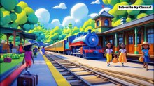 Down by the Station _ Nursery Rhymes & English Poem For kids Song