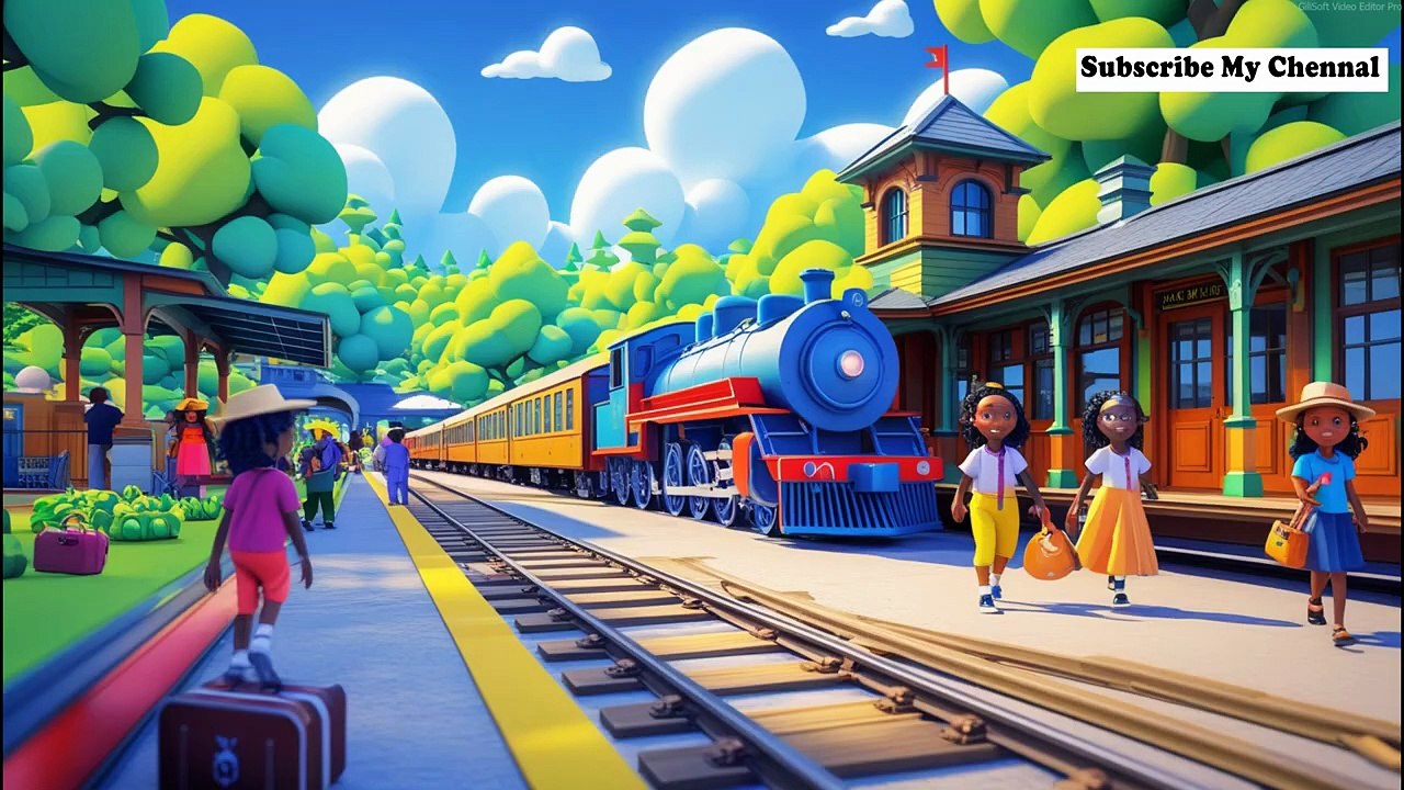 Down by the Station _ Nursery Rhymes & English Poem For kids Song