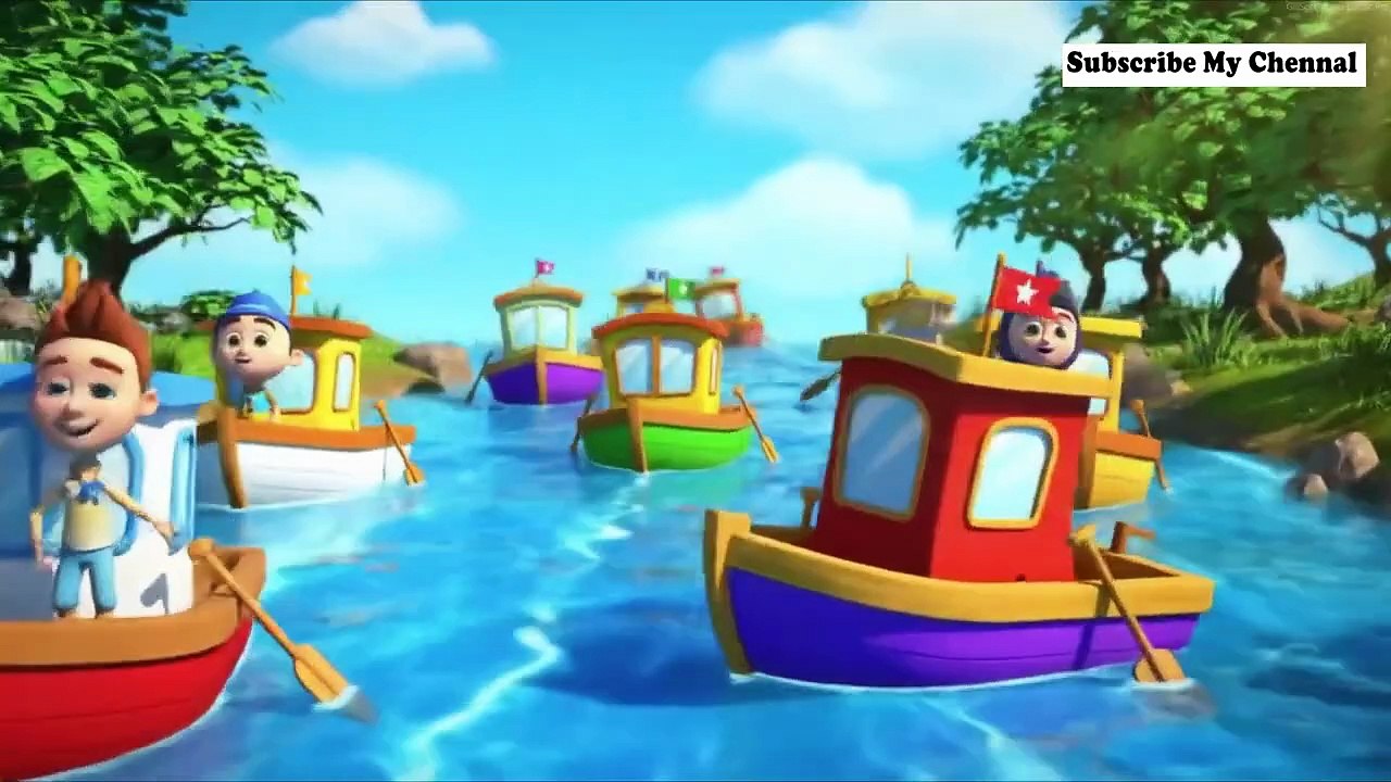 Row, Row, Row Your Boat _ Nursery Rhymes & Kids Song
