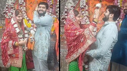 Indore MLA Son Wedding: Anjane Shukla Khajrana Ganesh Mandir में Ban के बावजूद Jaimala करते Video