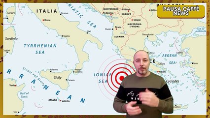 Scossa 5.8 nel Mar Ionio notte di paura tra Grecia e Zante
