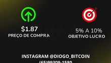 ⚡️ Compre XRP/USDT  Preço: $1.87  Saída com lucro de 5% ou 10%
