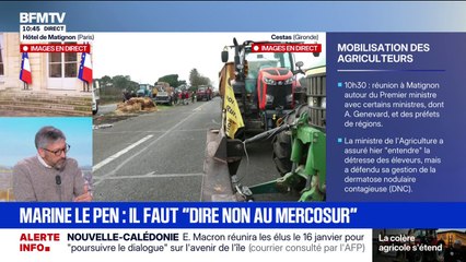 Crise agricole: "Je condamne évidement toutes les menaces envers les vétérinaires" affirme François Walraet, secrétaire général de la Coordination Rurale