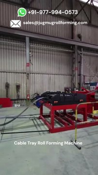 Cable Tray Roll Forming Machine | Automatic Cable Tray Manufacturing Line | High Speed Production