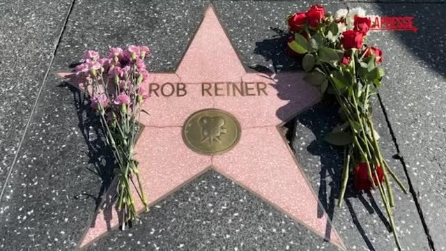 Fiori sulla stella di Rob Reiner sulla Walk of fame di Hollywood