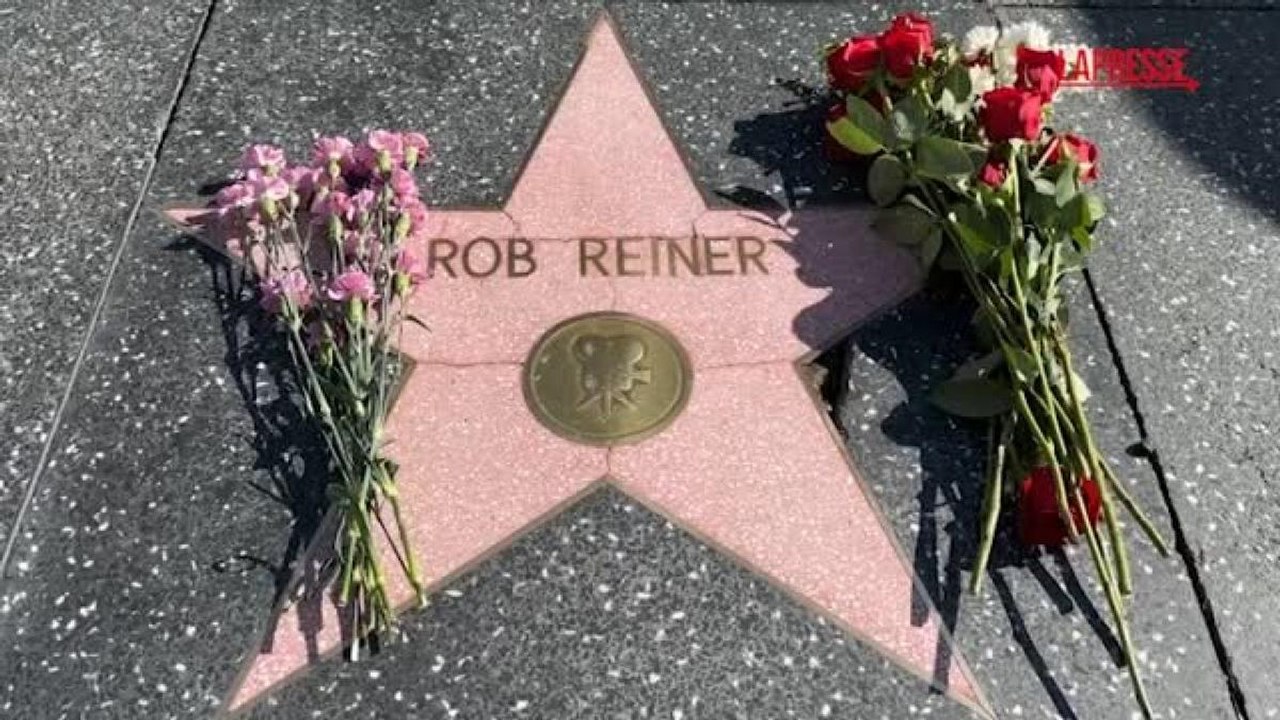 Fiori sulla stella di Rob Reiner sulla Walk of fame di Hollywood