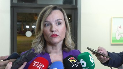 Pilar Alegría cree "irresponsable" adelantar las elecciones de Aragón