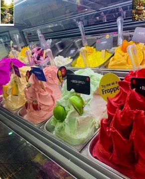 Ideas for decorating gelato ice cream#icecream #cake #dessert #food #chocolate #street food #sweet