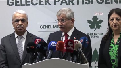 Ahmet Davutoğlu'ndan açılım mesajı