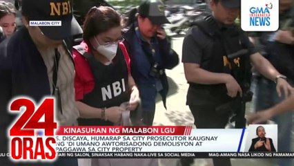 Sarah Discaya, humarap sa city prosecutor kaugnay ng ‘di umano awtorisadong demolisyon at paggawa sa city property | 24 Oras