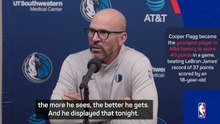 Kidd raves about Flagg as he breaks LeBron James record