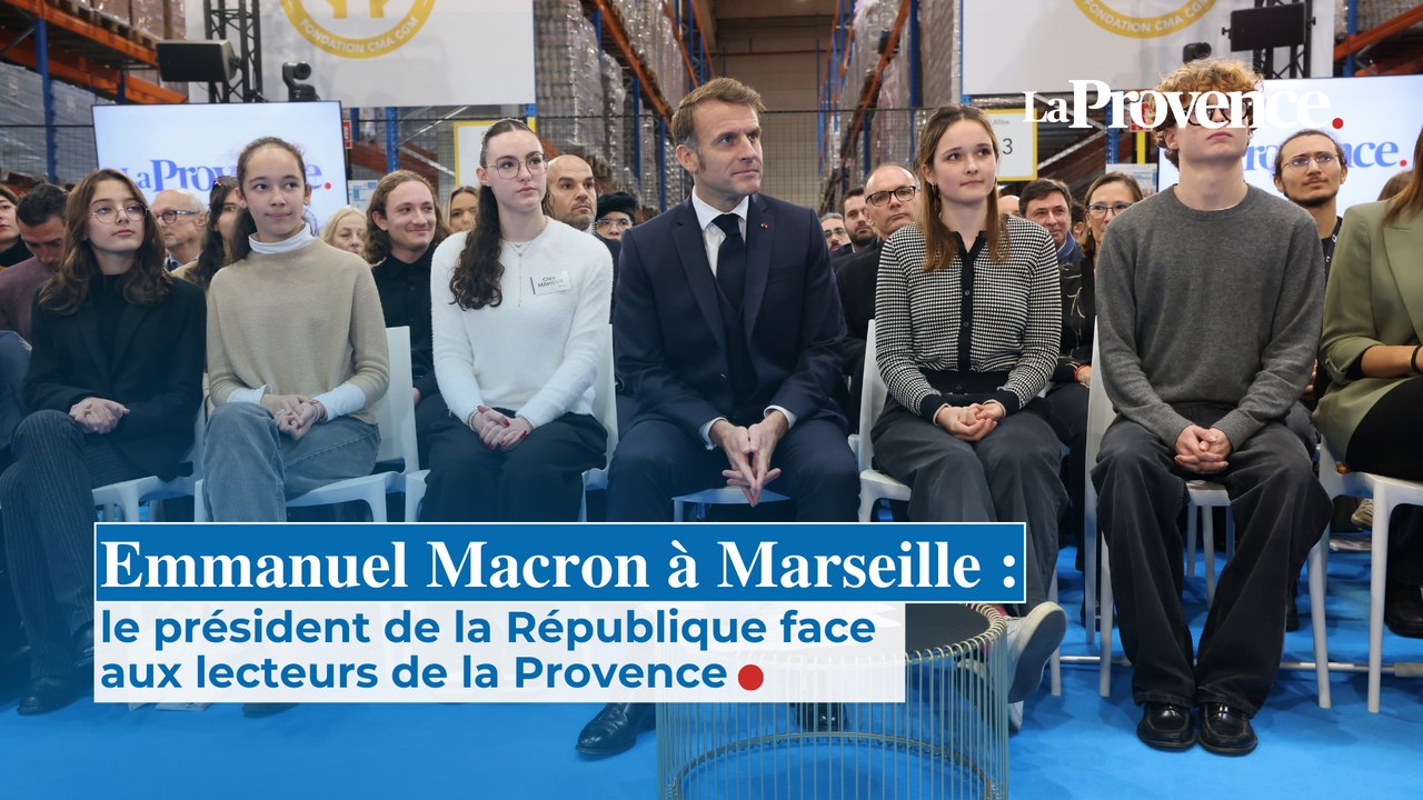 Emmanuel Macron à Marseille : le président de la République face aux ...