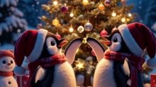 Cutest Penguin Preparing for Christmas! 🐧🎄
