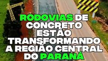 Estradas do PR recebem melhorias e pavimentação de concreto