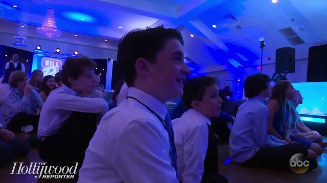 Jon Stewart Teases Young Fan Who Threw Jimmy Kimmel-Themed Bar Mitzvah | THR News