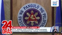 Atty. Anna Liza Logan, itinalagang bagong Presidential Legal Counsel | 24 Oras