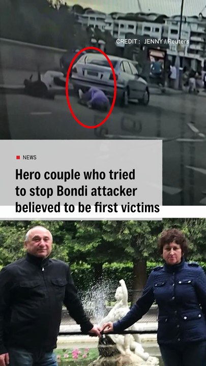 Hero ouple who tried to stop Bondi attacker believed to be first victims