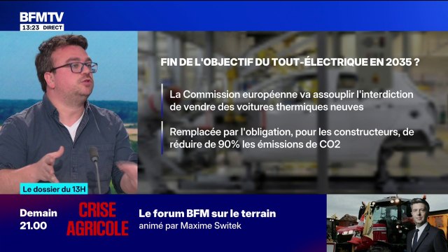 La Commission européenne devrait ralentir sur le 100% voiture électrique prévu initialement pour 2035