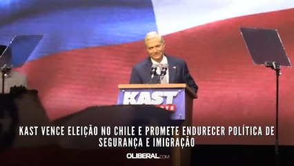 Kast vence eleição no Chile e promete endurecer política de segurança e imigração