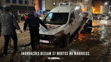 Inundações deixam 37 mortos no Marrocos