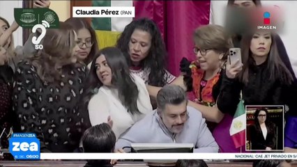 Se registra pelea entre diputadas durante sesión en Congreso de CDMX