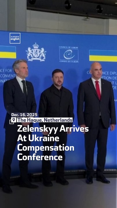 Zelenskyy Arrives At Ukraine Compensation Conference