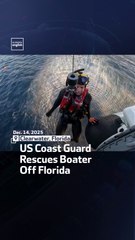 US Coast Guard Rescues Boater Off Florida
