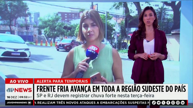 Alerta Laranja: Inmet prevê temporais no Sudeste e ventos de 100 km/h