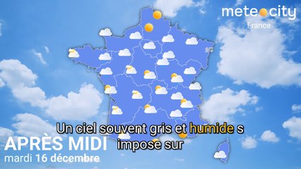 Bulletin météo France du mardi 16 décembre 2025