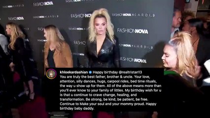 Khloe Kardashian Shows Her Son’s Face For The 1st Time In 32nd Birthday Tribute For Tristan Thompson