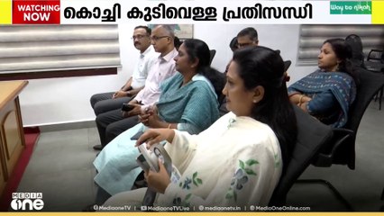 കൊച്ചി മെട്രോ നിർമാണ പ്രവർത്തനത്തിനിടെ പൈപ്പ് പൊട്ടി കുടിവെള്ളം മുടങ്ങി
