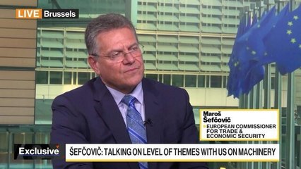 EU's Sefcovic on China, Licenses for Rare Earths
