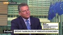 EU's Sefcovic on China, Licenses for Rare Earths