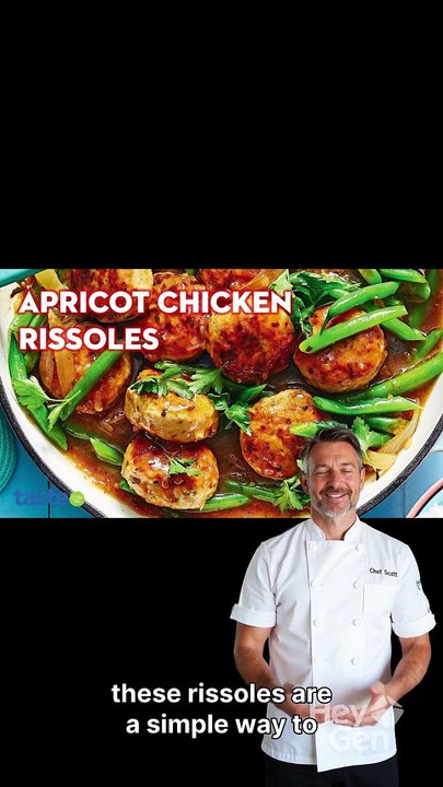 Easy Apricot Chicken Rissoles Recipe by Chef Scott Biffin