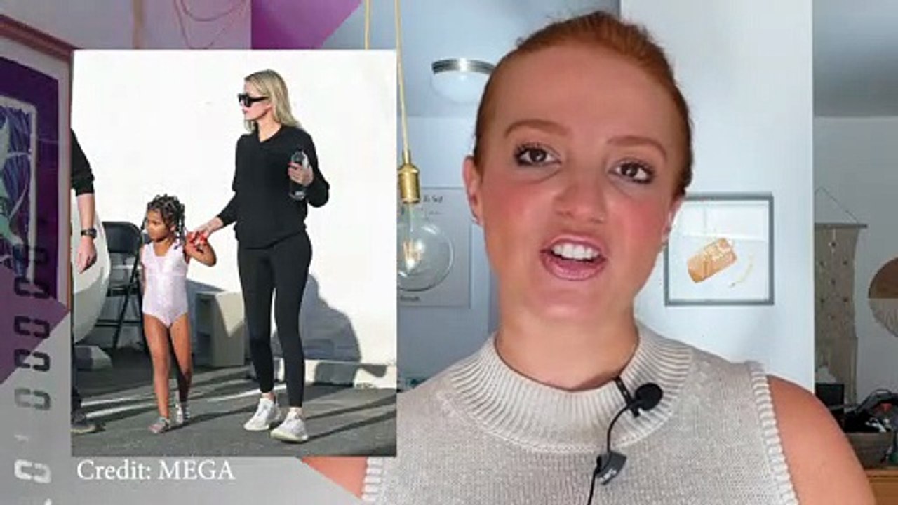 Khloe Kardashian’s Daughter True Thompson, 4, Pushes Baby Brother’s Stroller In Cute Photo